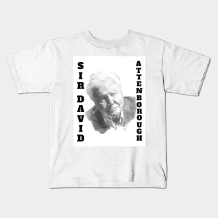 Naturalist Sir David Attenborough Kids T-Shirt